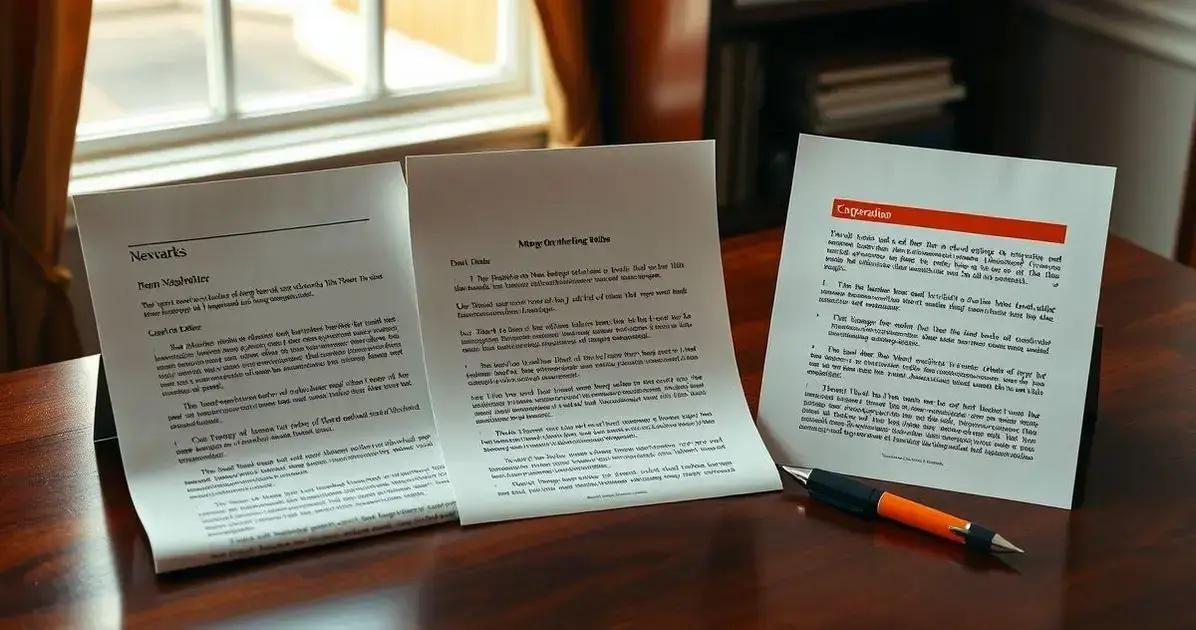 Exemplos práticos de cartas argumentativas