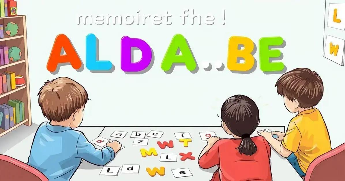 Como memorizar as letras em inglês